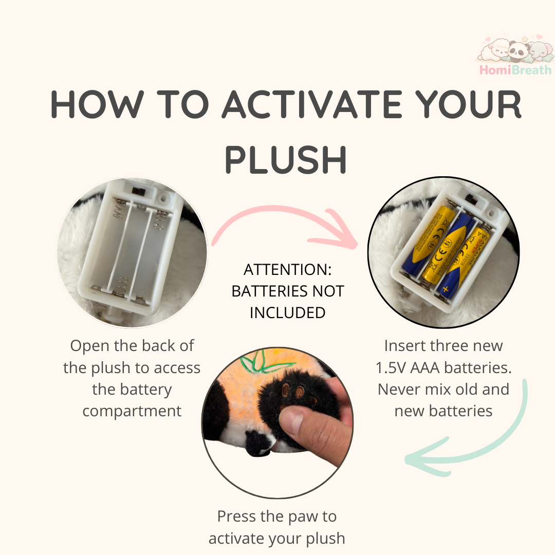 HomiBreath™ Calm Plush Breathing Comfort Companion